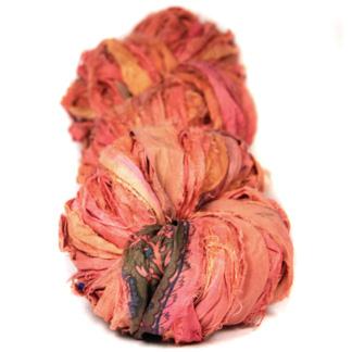 Sari Ribbon - Coral/Salmon
