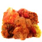 Hors d'Oeuvres wool sampler - Orange/copper