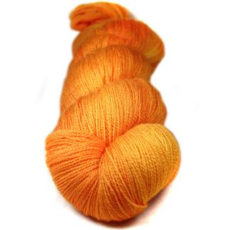 SLINK merino/silk lace - Cadmium Orange