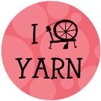 I Spin Yarn drawstring bag - pink