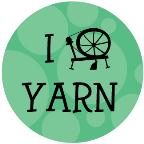 I Spin Yarn drawstring bag - green
