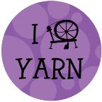 I Spin Yarn drawstring bag - purple