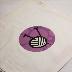 Ball of Yarn drawstring bag - purple - MEDIUM yarn ball (purple)