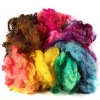 Coopworth lamb multi-colored fleece
