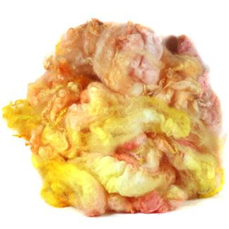 Shetland cross dyed fleece - 4 oz