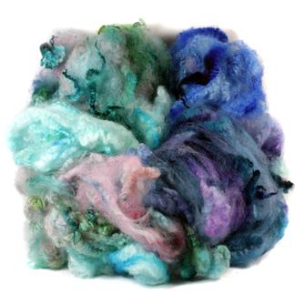 Shetland cross dyed fleece - 4 oz