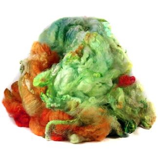 Shetland cross dyed fleece - 4 oz.