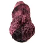 MIGHTY - corriedale sock - Burnt Eggplant