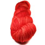 MIGHTY - corriedale sock - Cherry Tomato