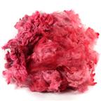 Red Merino dyed fleece - 4 oz
