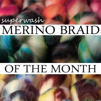 Superwash Merino braid of the month club